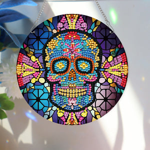 Halloween Skeleton 2D Flat DIY Halloween Diamond Painting Set Diamond Art Kit