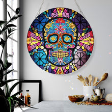 Load image into Gallery viewer, Halloween Skeleton 2D Flat DIY Halloween Diamond Painting Set Diamond Art Kit
