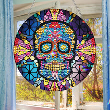 Load image into Gallery viewer, Halloween Skeleton 2D Flat DIY Halloween Diamond Painting Set Diamond Art Kit
