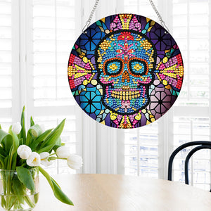 Halloween Skeleton 2D Flat DIY Halloween Diamond Painting Set Diamond Art Kit