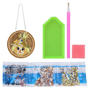 Halloween Scarecrow 2D Flat DIY Halloween Diamond Painting Set Diamond Art Kit
