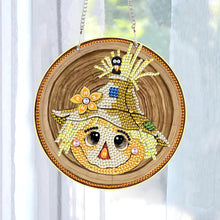 Load image into Gallery viewer, Halloween Scarecrow 2D Flat DIY Halloween Diamond Painting Set Diamond Art Kit
