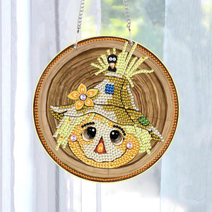 Halloween Scarecrow 2D Flat DIY Halloween Diamond Painting Set Diamond Art Kit