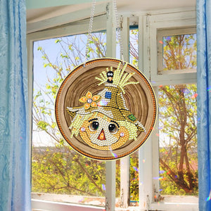 Halloween Scarecrow 2D Flat DIY Halloween Diamond Painting Set Diamond Art Kit