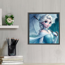 Load image into Gallery viewer, Elsa With An Umbrella 40*40CM(Picture) Full Round Drill Diamond Painting
