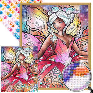 Fairy Girl 40*50CM(Picture) Full Round Drill Diamond Painting