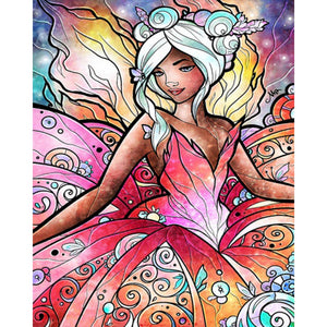 Fairy Girl 40*50CM(Picture) Full Round Drill Diamond Painting
