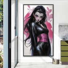 Load image into Gallery viewer, Black-Haired Girl 40*70CM(Picture) Full Round Drill Diamond Painting
