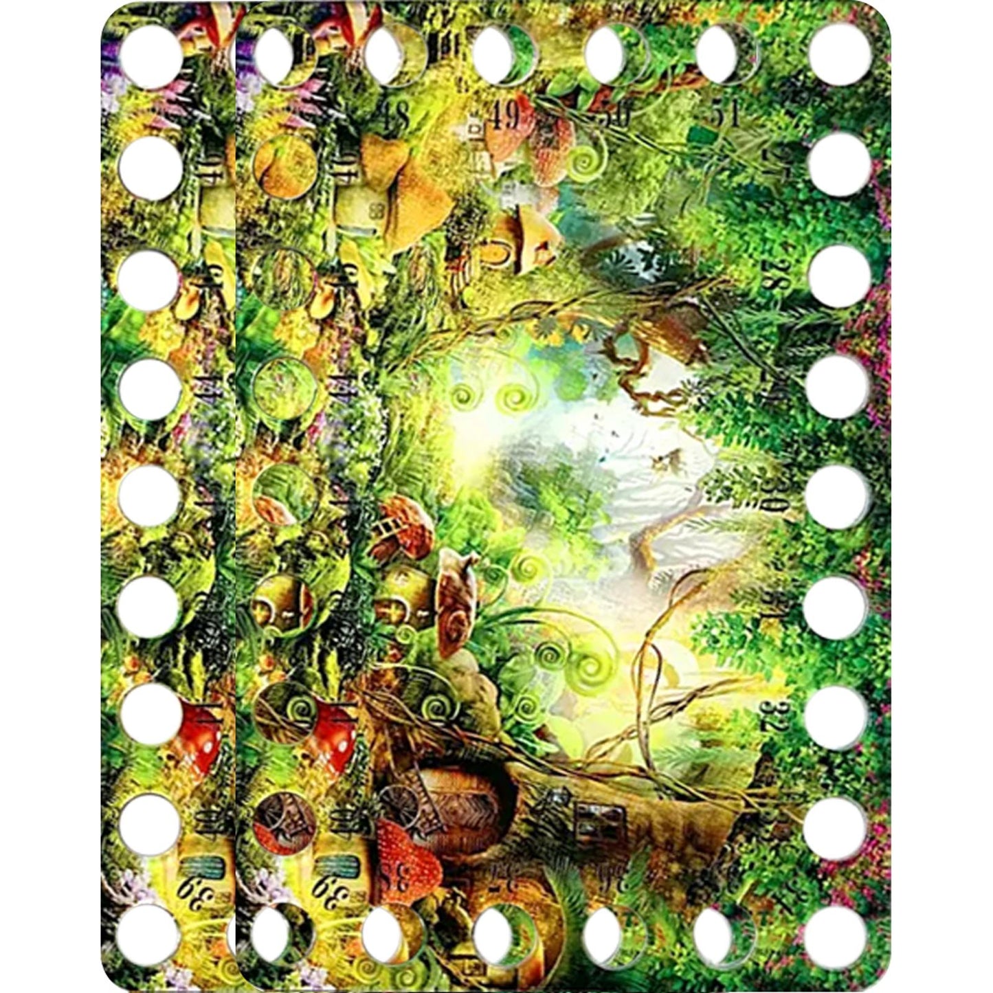 Acrylic Mushroom Forest Cross Stitch Threading Board Stitching Thread Holder