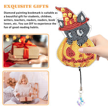Load image into Gallery viewer, Halloween 2Pcs Special Shape Pumpkin 5D DIY Diamond Painting Bookmark for Reading Day Gift
