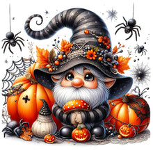 Load image into Gallery viewer, Halloween Gnome 30*30CM(Picture) Partial AB Full Square Drill Diamond Painting
