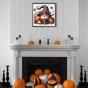 Halloween Gnome 30*30CM(Picture) Partial AB Full Square Drill Diamond Painting