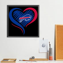 Load image into Gallery viewer, Buffalo Bills 40*40CM(Canvas) Full Round Drill Diamond Painting
