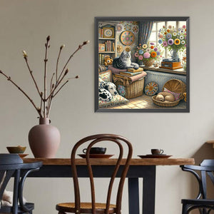 Cozy Room 40*40CM(Canvas) Full Round Drill Diamond Painting