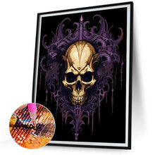 Load image into Gallery viewer, Skull 30*40CM(Canvas) Full Round Drill Diamond Painting
