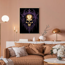 Load image into Gallery viewer, Skull 30*40CM(Canvas) Full Round Drill Diamond Painting
