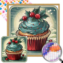 Load image into Gallery viewer, Christmas Cake 30*30CM(Picture) Full Round Drill Diamond Painting
