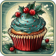 Load image into Gallery viewer, Christmas Cake 30*30CM(Picture) Full Round Drill Diamond Painting
