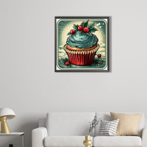 Christmas Cake 30*30CM(Picture) Full Round Drill Diamond Painting