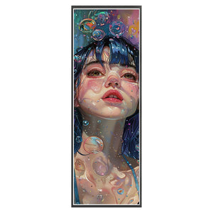 Yishu - Girl - 30*100CM 11CT 3 Stamped Cross Stitch