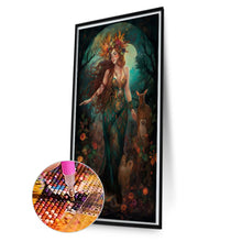 Load image into Gallery viewer, Goddess Of Nature 40*70CM(Picture) Full Round Drill Diamond Painting
