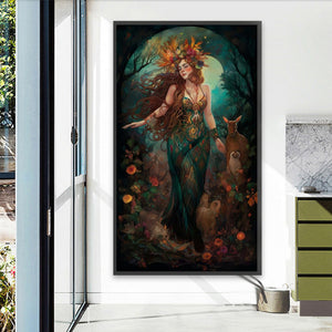 Goddess Of Nature 40*70CM(Picture) Full Round Drill Diamond Painting