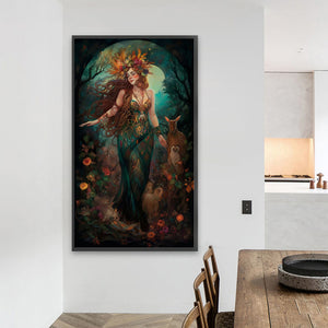 Goddess Of Nature 40*70CM(Picture) Full Round Drill Diamond Painting