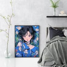 Load image into Gallery viewer, Huancan - Short-Haired Girl - 40*56CM 16CT 2 Stamped Cross Stitch
