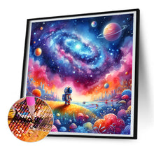 Load image into Gallery viewer, Astronaut Traveling The Planet 30*30CM(Canvas) Full Round Drill Diamond Painting
