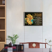 Load image into Gallery viewer, Sunflowers And Hummingbirds (English) 30*40CM(Canvas) Partial Special Shaped Drill Diamond Painting
