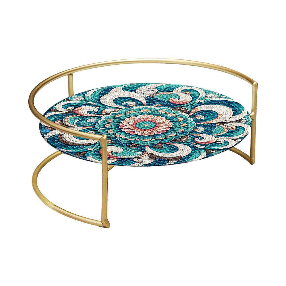 Acrylic Mandala Diamond Painting Bathroom Tray Diamond Art Counter Organizer