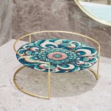 Load image into Gallery viewer, Acrylic Mandala Diamond Painting Bathroom Tray Diamond Art Counter Organizer
