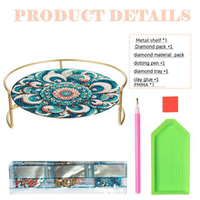 Load image into Gallery viewer, Acrylic Mandala Diamond Painting Bathroom Tray Diamond Art Counter Organizer
