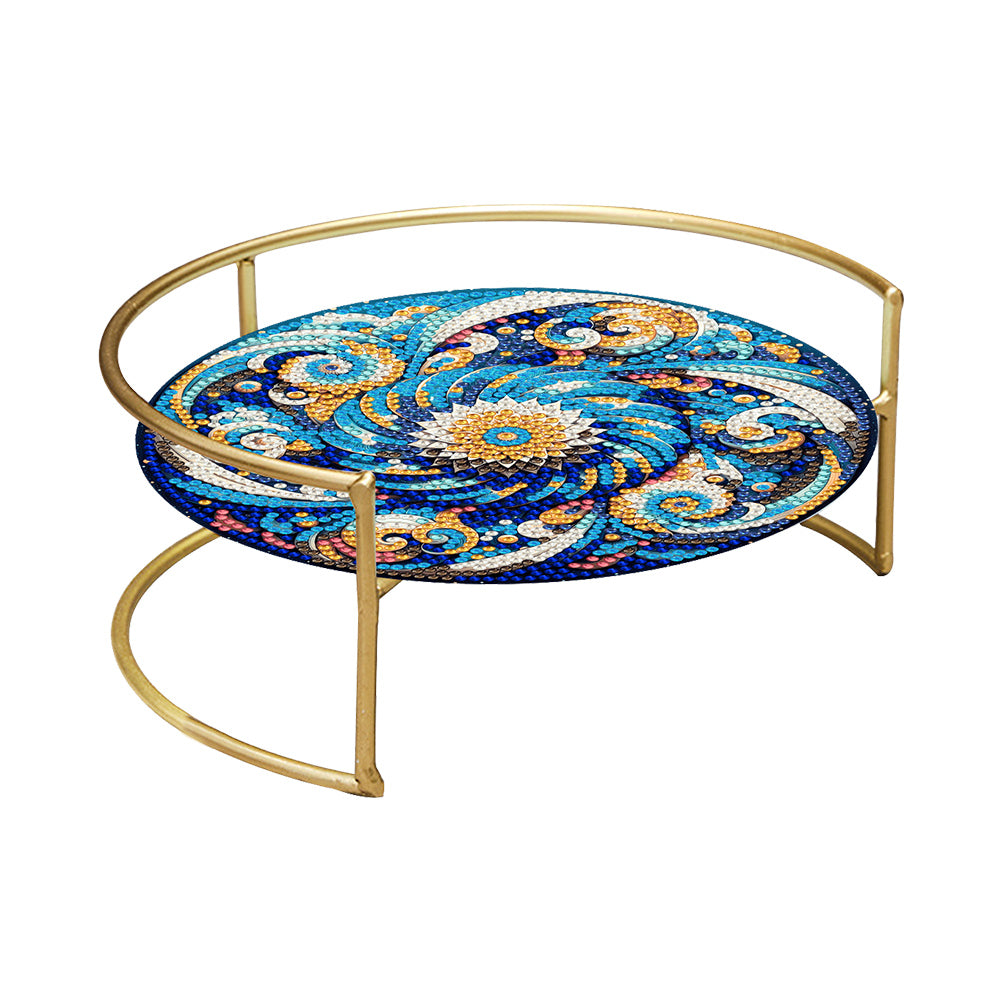 Acrylic Flower Diamond Painting Bathroom Tray Diamond Art Counter Organizer
