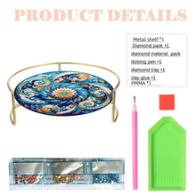 Load image into Gallery viewer, Acrylic Flower Diamond Painting Bathroom Tray Diamond Art Counter Organizer
