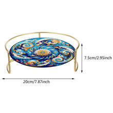 Load image into Gallery viewer, Acrylic Flower Diamond Painting Bathroom Tray Diamond Art Counter Organizer
