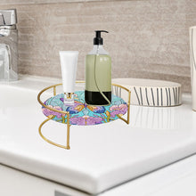 Load image into Gallery viewer, Acrylic Butterfly Diamond Painting Bathroom Tray Diamond Art Counter Organizer
