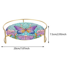 Load image into Gallery viewer, Acrylic Butterfly Diamond Painting Bathroom Tray Diamond Art Counter Organizer
