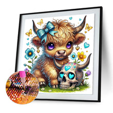 Load image into Gallery viewer, Yak With A Skull On Halloween 30*30CM(Canvas) Full Round Drill Diamond Painting
