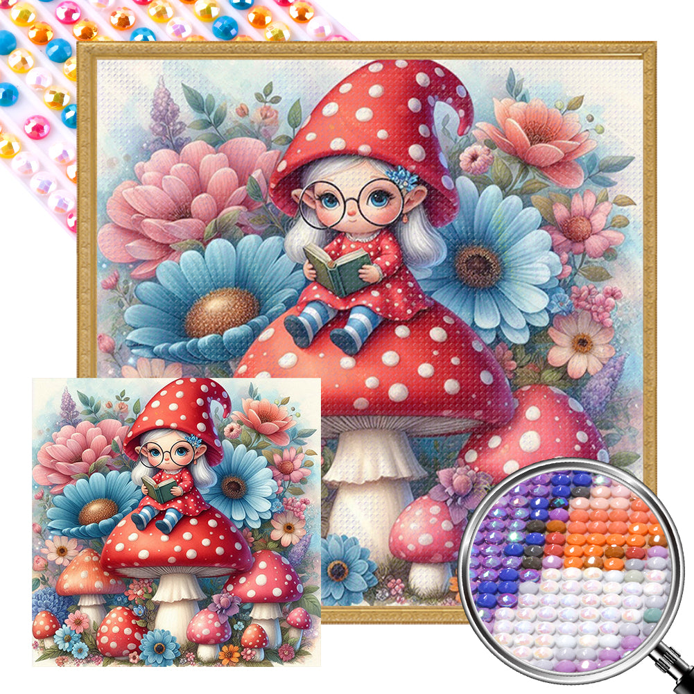 Little Red Riding Hood 40*40CM(Picture) Full Round Drill Diamond Painting