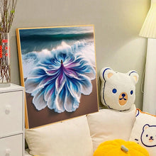 Load image into Gallery viewer, Sea Wave Petal Floral Dress 40*40CM(Canvas) Full Round Drill Diamond Painting
