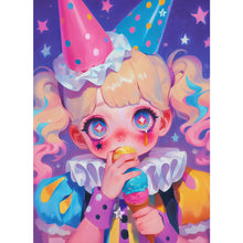 Load image into Gallery viewer, Girl Eating Ice Cream 40*55CM(Canvas) Full Round Drill Diamond Painting
