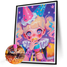 Load image into Gallery viewer, Girl Eating Ice Cream 40*55CM(Canvas) Full Round Drill Diamond Painting

