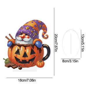 Acrylic Special Shape Halloween Goblin Diamond Painting Desktop Ornaments