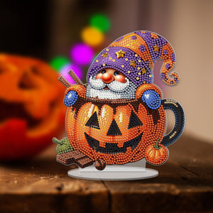 Acrylic Special Shape Halloween Goblin Diamond Painting Desktop Ornaments
