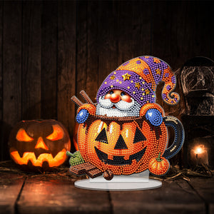 Acrylic Special Shape Halloween Goblin Diamond Painting Desktop Ornaments