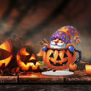 Acrylic Special Shape Halloween Goblin Diamond Painting Desktop Ornaments