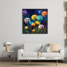 Load image into Gallery viewer, Dandelions At Night 40*40CM(Canvas) Full Round Drill Diamond Painting
