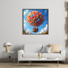 Load image into Gallery viewer, Up&#39;S Hot Air Balloon 40*40CM(Canvas) Full Round Drill Diamond Painting

