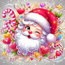 Load image into Gallery viewer, Santa Claus 40*40CM(Canvas) Full Round Drill Diamond Painting
